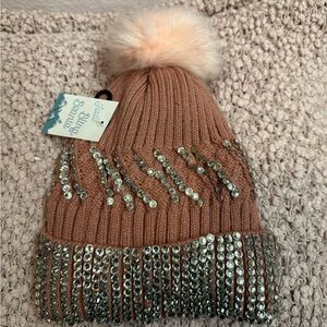 Women’s Pink Bedazzled Tobaggan